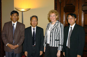 Megg Munn and Burma delegation